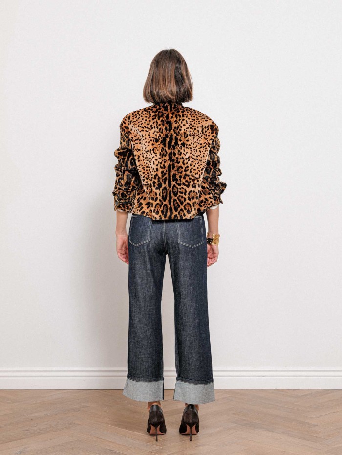 Veste en velours léopard - Edro - Max Mara