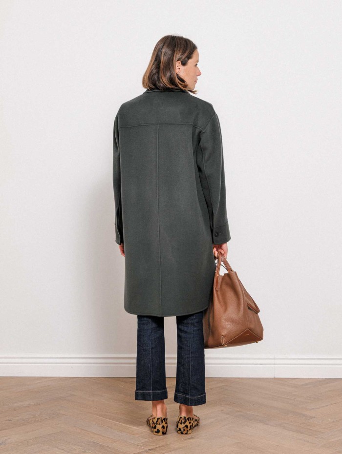 Manteau mi-long en drap de laine - Fante - Max Mara