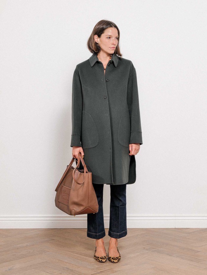 Manteau mi-long en drap de laine - Fante - Max Mara