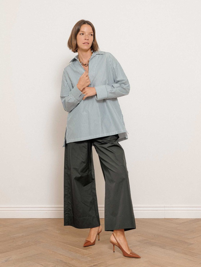 Chemisier en popeline de coton - Cristel - Max Mara