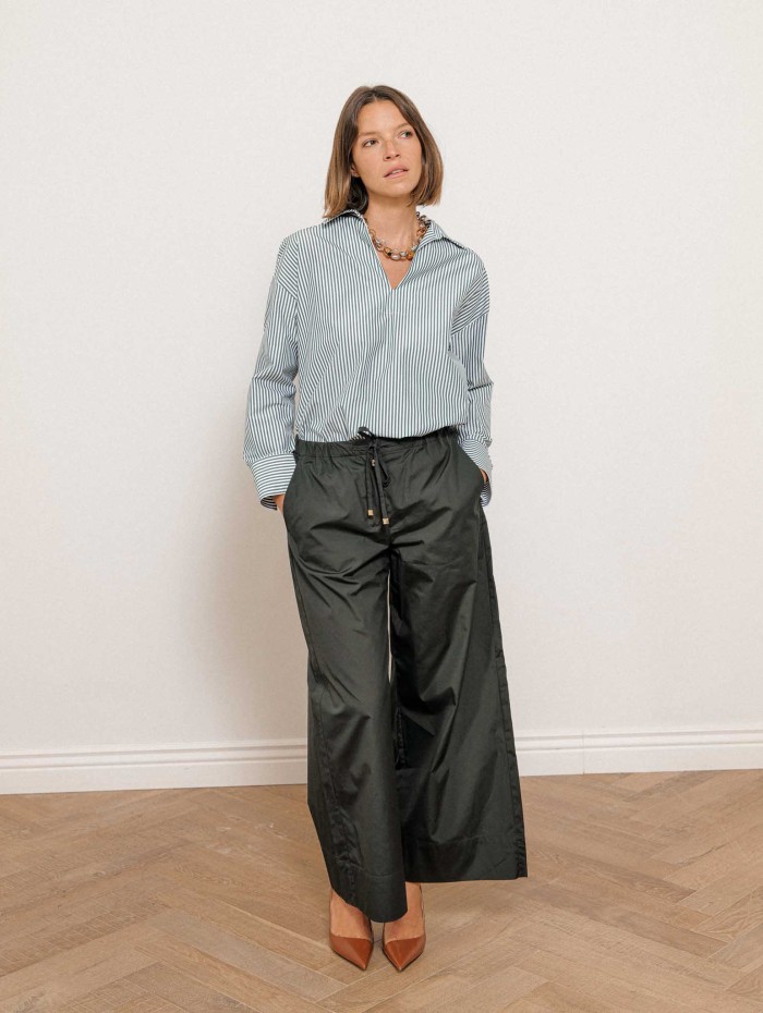 Chemisier en popeline de coton - Cristel - Max Mara