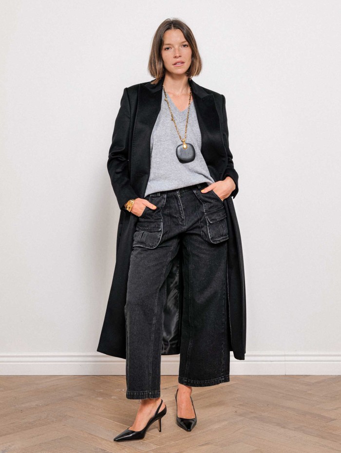 Pantalon Cargo Osaka Boro en Denim Japonais | 100% Coton