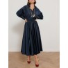 Jupe midi en taffetas - Elisa - 26 avenue