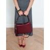 Sac asymétrique en cuir - Compagnon - Lanvin