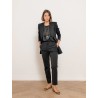 Pantalon en maille Milano stretch noir - Paola - 26 Avenue