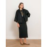 Robe à col rond noire - Siena - 26 Avenue