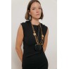 Robe à col rond noire - Siena - 26 Avenue