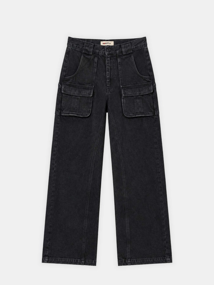 Pantalon Cargo Osaka Boro en Denim Japonais | 100% Coton