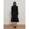 Jupe droite noire - Ava - 26 Avenue