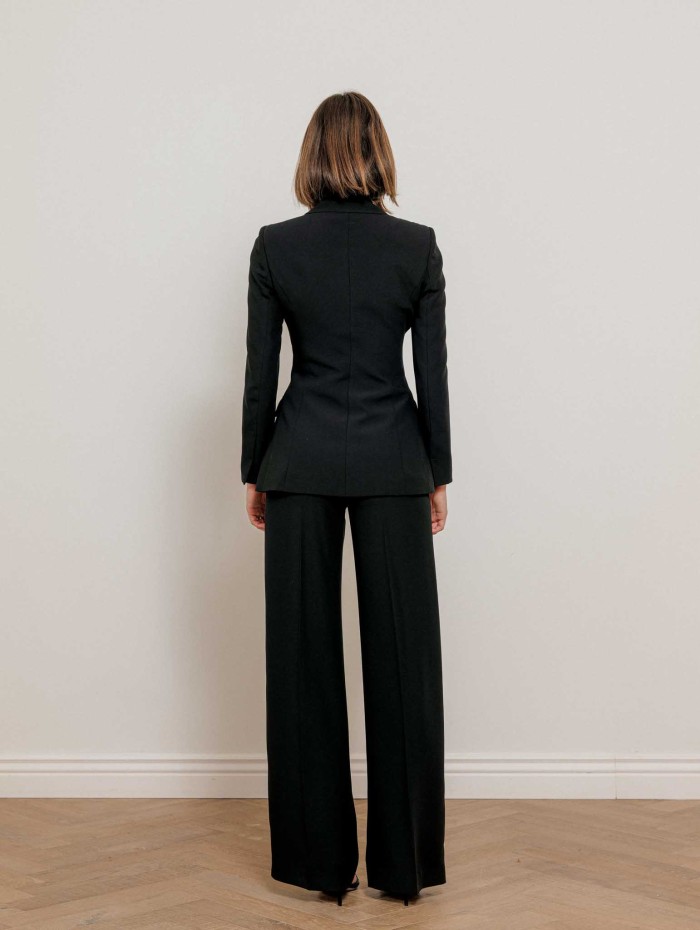 Veste smocking noire - Clara - 26 Avenue