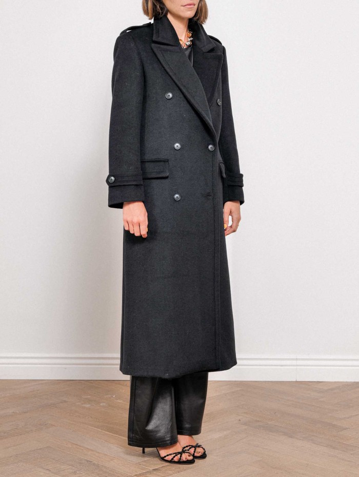 Manteau long en laine - Elliot - 26 Avenue