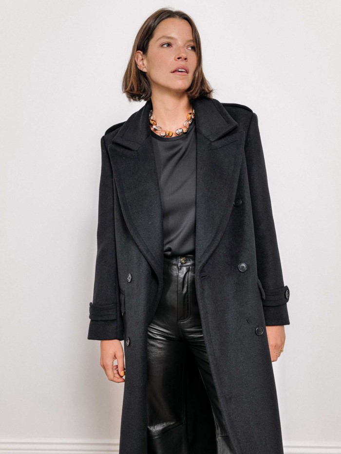 Manteau long en laine - Elliot - 26 Avenue