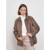Veste en cuir d’agneau suédé Gocce | Max Mara
