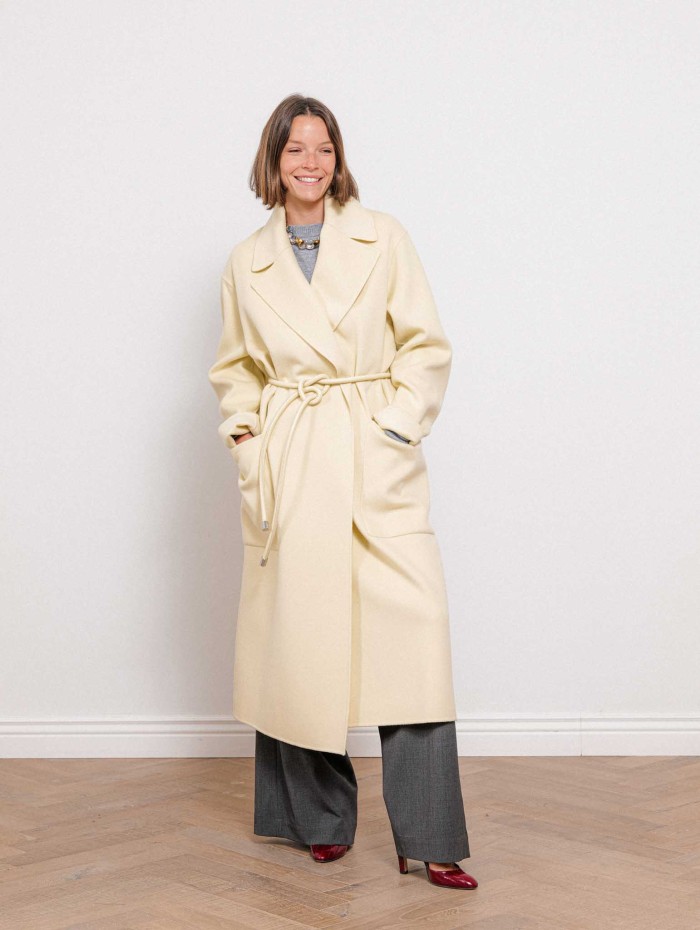 Manteau long oversize en pure laine - Spxzannata - Max Mara