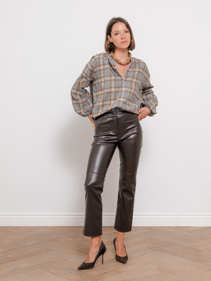 Pantalon en jersey - Smmsublime - Chocolat