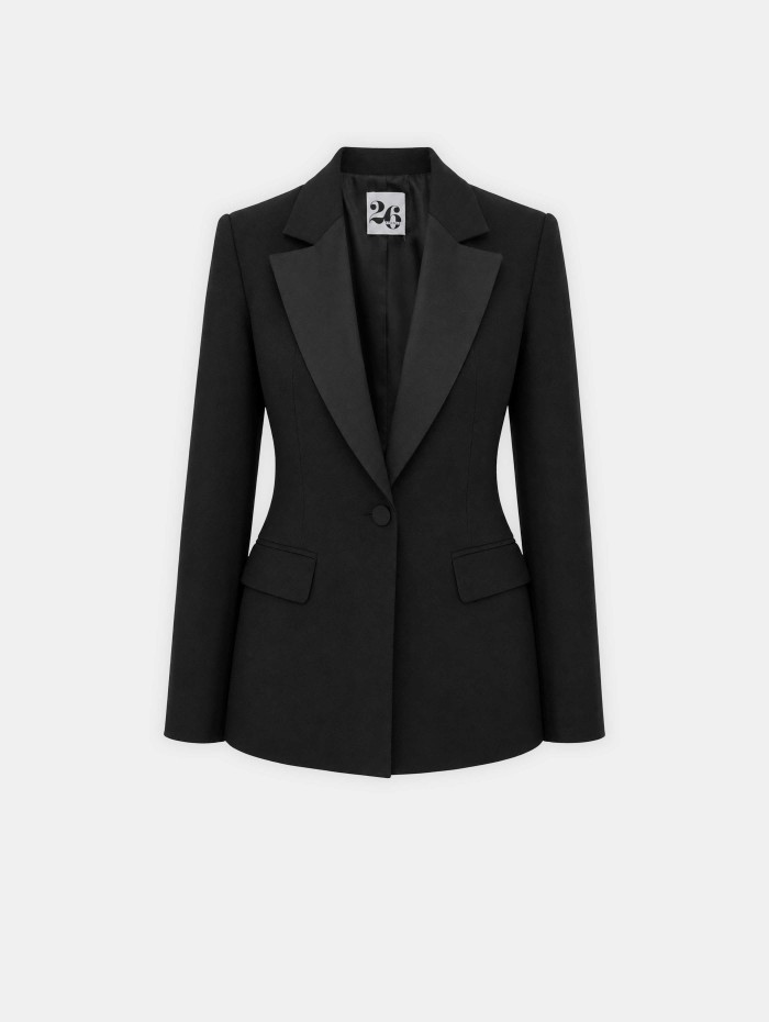 Veste smocking noire - Clara - 26 Avenue