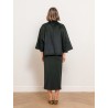 Paletot noir en laine et cachemire - Quorum - Max Mara