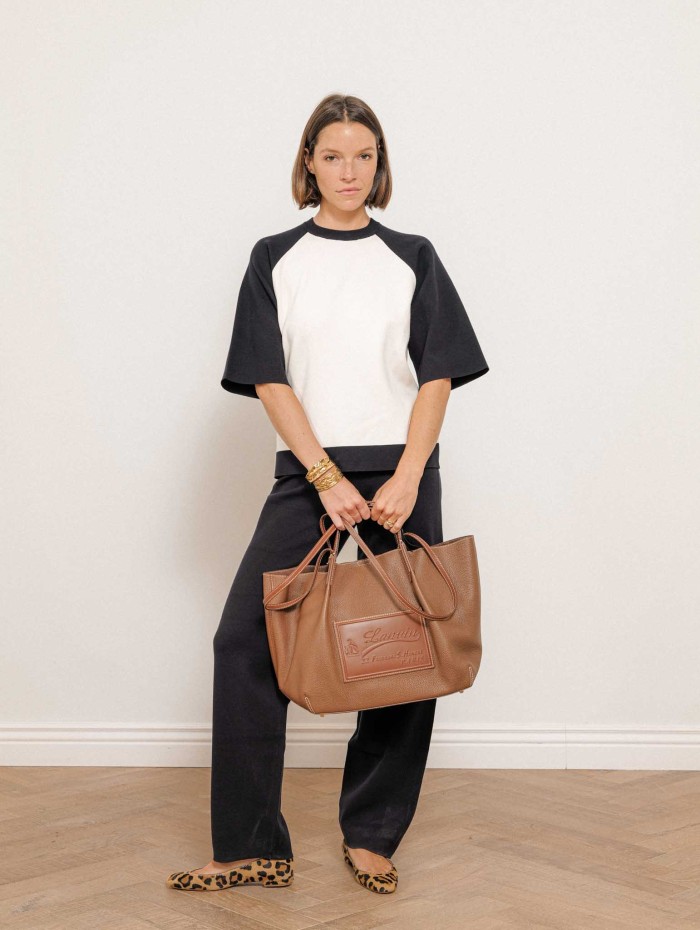 Sac cabas en cuir grainé - Catch - Lanvin