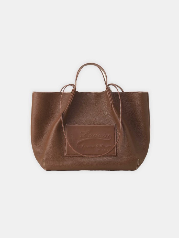 Sac cabas en cuir grainé - Catch - Lanvin