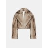 Veste Quantum effet fourrure à revers | Max Mara