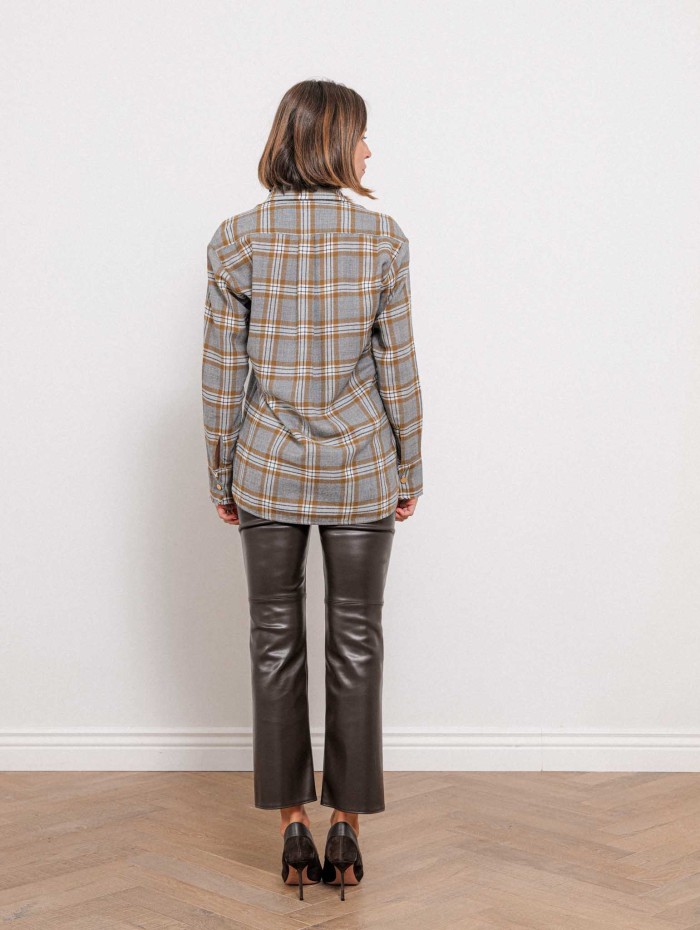 Chemise en laine vierge - Carreaux - A.shirt