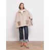 Cape en laine et cachemire - Beige - Max et moi