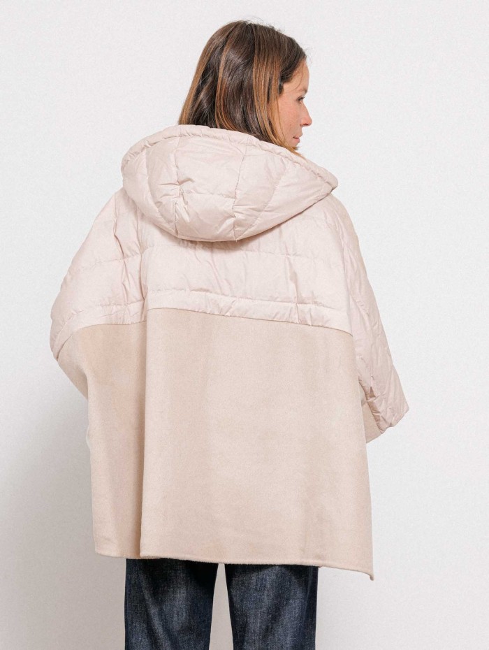 Cape en laine et cachemire - Beige - Max et moi