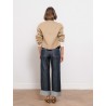 Veste beige en coton à boutons dorés - Mstkiwi - Max Mara