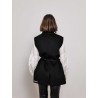 Blazer sans manches en laine vierge - Noir - Spxrapido