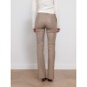 Legging évasé en cuir moka - Beyina - Max et moi