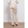 Legging en cuir évasé beige - Max et Moi - Beyina