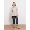 Veste blazer greige en laine vierge Elfi | Max Mara