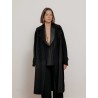 Manteau midi noir en laine vierge - Samanta | 'S Max Mara