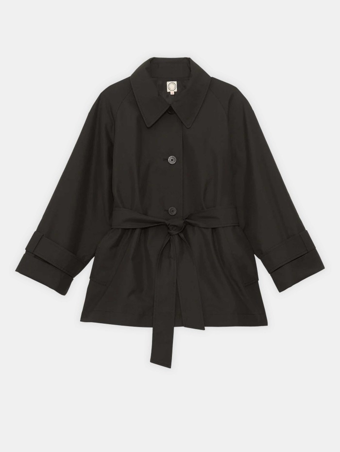 Trench court en coton à coupe droite - Tess - Ines de la Fressange