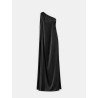 Robe charmeuse une épaule noire - Mona - 26 Avenue