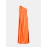 Robe charmeuse une épaule mandarine - Mona - 26 Avenue