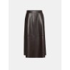 Jupe mi-longue évasée effet cuir - Smmnordica - Max Mara