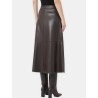 Jupe mi-longue évasée effet cuir - Smmnordica - Max Mara