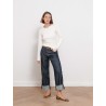 Jean droit revers 7/8 - Poggio - Max Mara