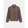 Chemise marron ample en coton - Tess - Andrea Lev