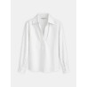 Chemise vareuse blanche à rayures noires - Erin - Andrea Lev
