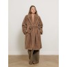 Manteau camel en fausse fourrure - Miss - Max Mara