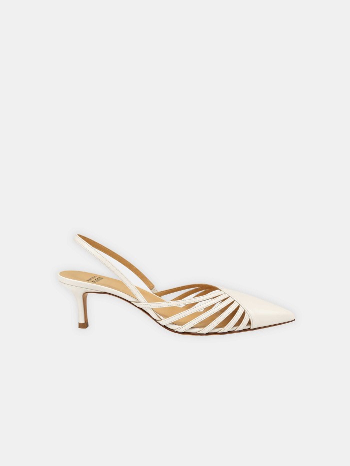 Escarpins blanc - Cachemire Patent - Aquazzura - Mademoiselle Pearl