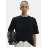 Pull manches courtes en laine mérinos - Noir - Majestic Filatures