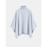 Poncho bleu ciel en laine - Pacome - Max et Moi