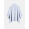 Poncho bleu ciel en laine - Pacome - Max et Moi