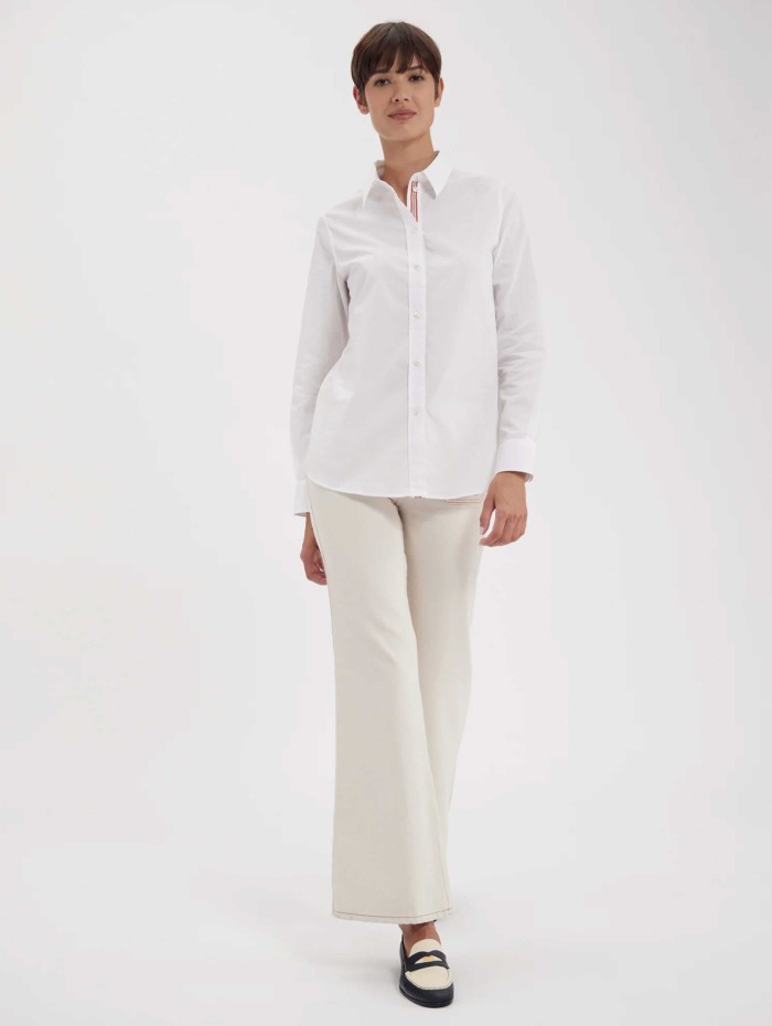 Chemise blanche femme Martin | Ines de la Fressange