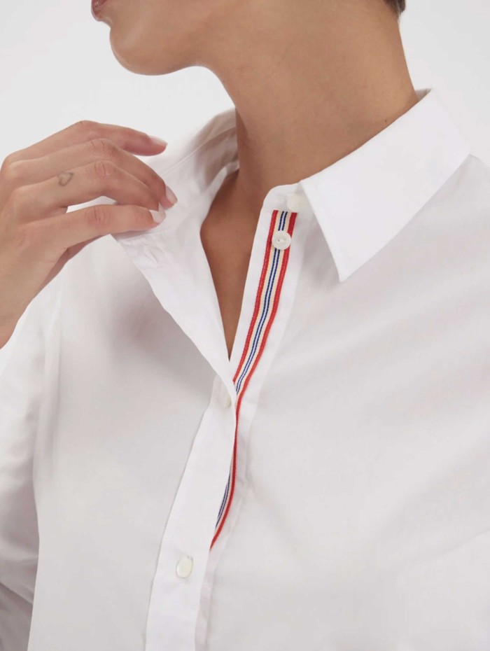 Chemise blanche femme Martin | Ines de la Fressange