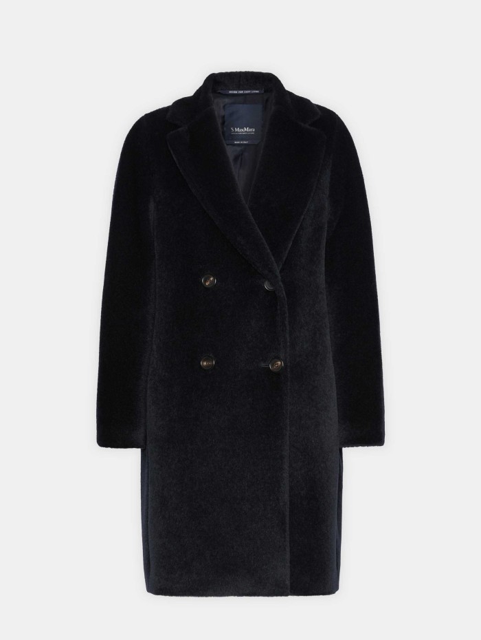 Manteau mi-long en laine et alpaga - Roseto - Max Mara