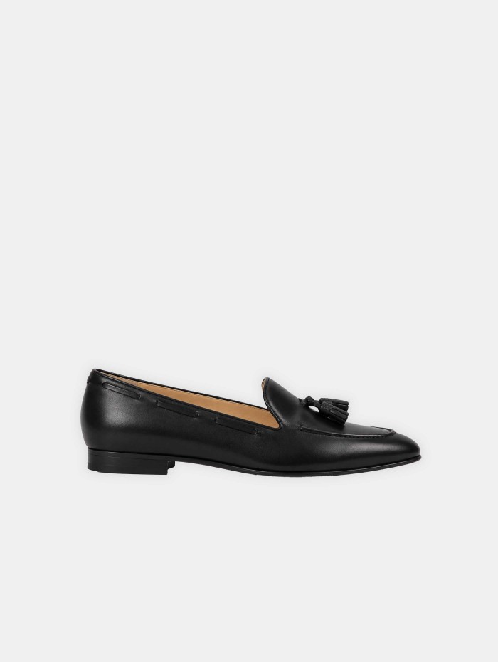 Mocassin en cuir - Noir - Francesco Russo